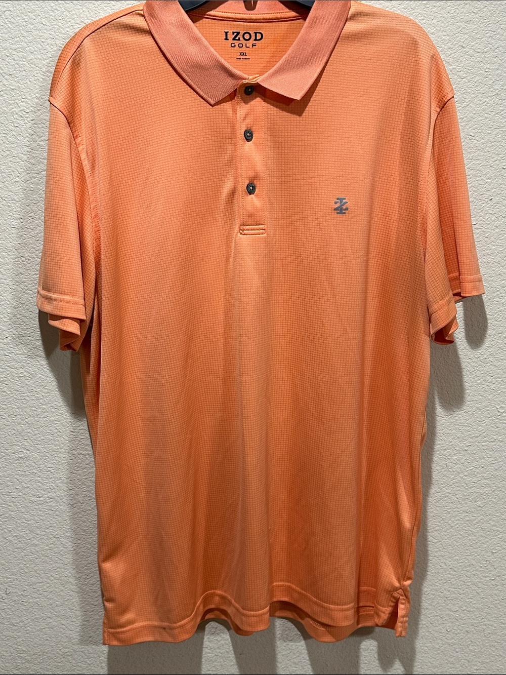Izod Orange Men's Golf Polo Shirt